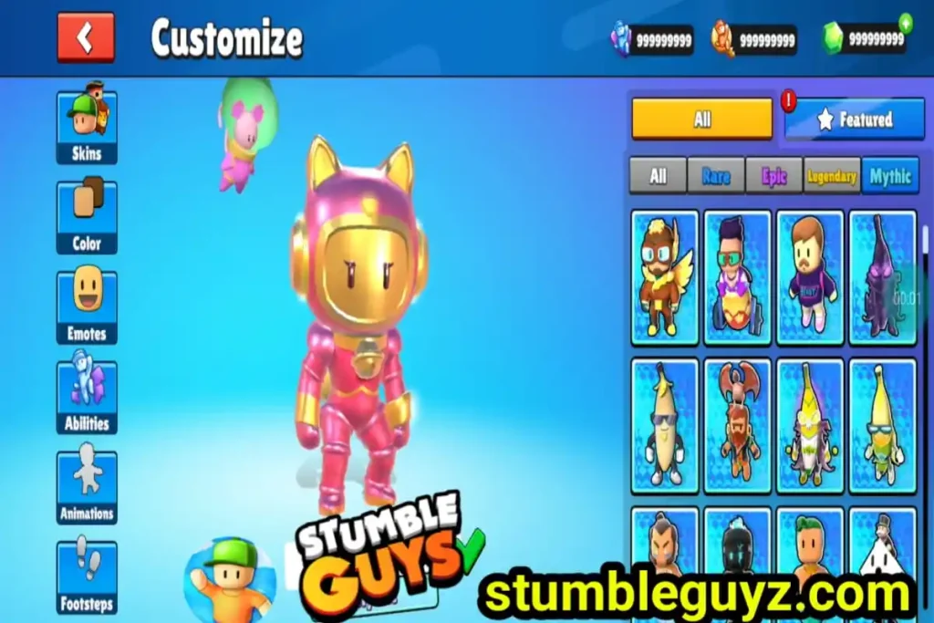 Stumble Guys MOD APK Customize Skins