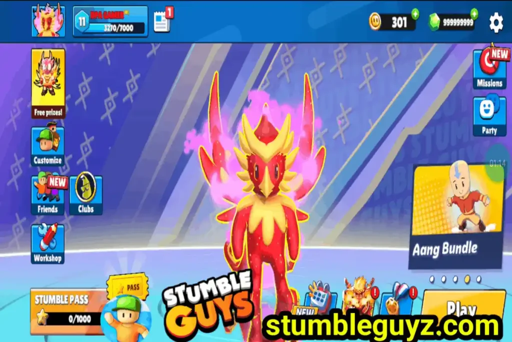 Stumble Guys MOD APK Colorful Name