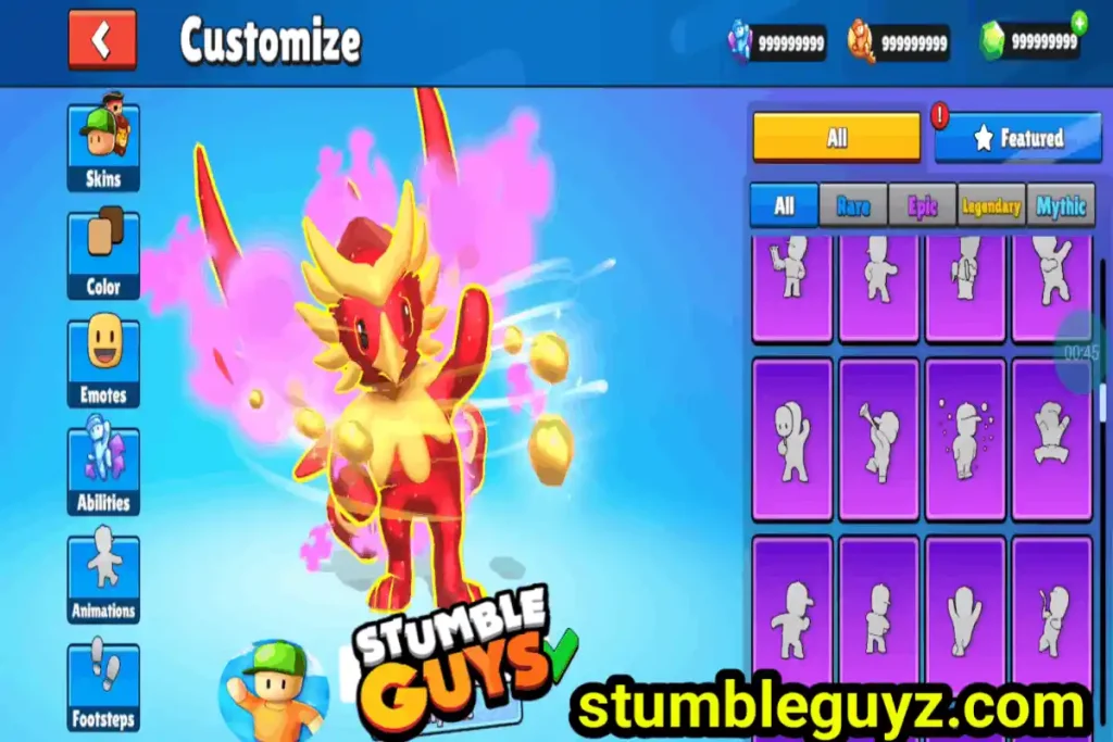 Stumble Guys Mod APK Unlimited Gems and Tokens