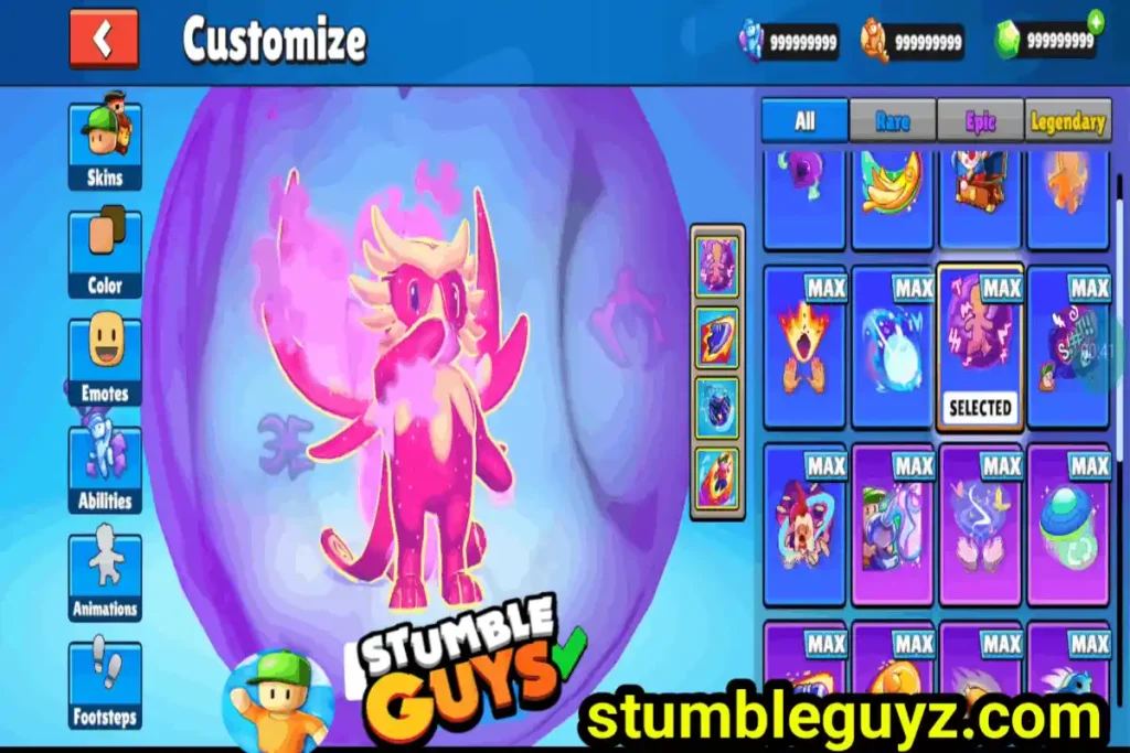 Stumble Guys MOD APK Using Abilities