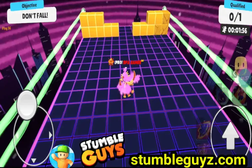 Stumble Guys MOD APK Solo Block Dash Gameplay