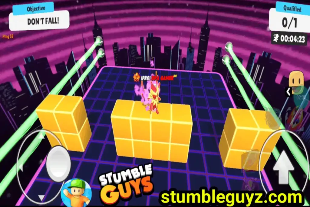 Stumble Guys MOD APK Solo Block Dash Gameplay